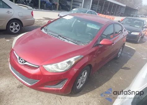 2015 Hyundai Elantra Se from USA, damaged, VIN 5NPDH4AE4FH582417